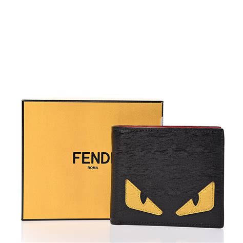 fendi wallets for mens|fendi monster eye wallet.